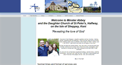 Desktop Screenshot of minsterabbey.org.uk